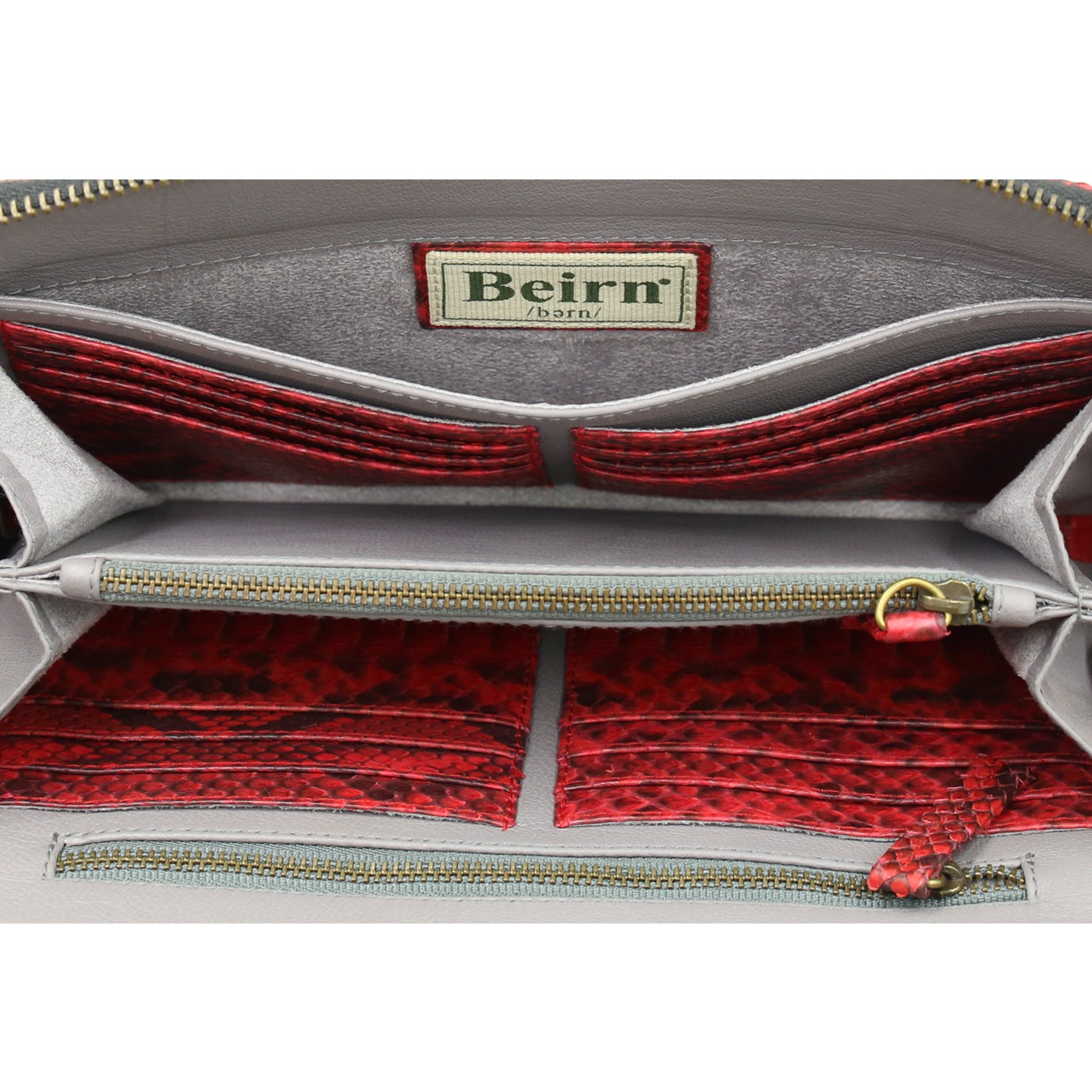 Python Micro Purse, Bags, Wallet Red - JAUNT