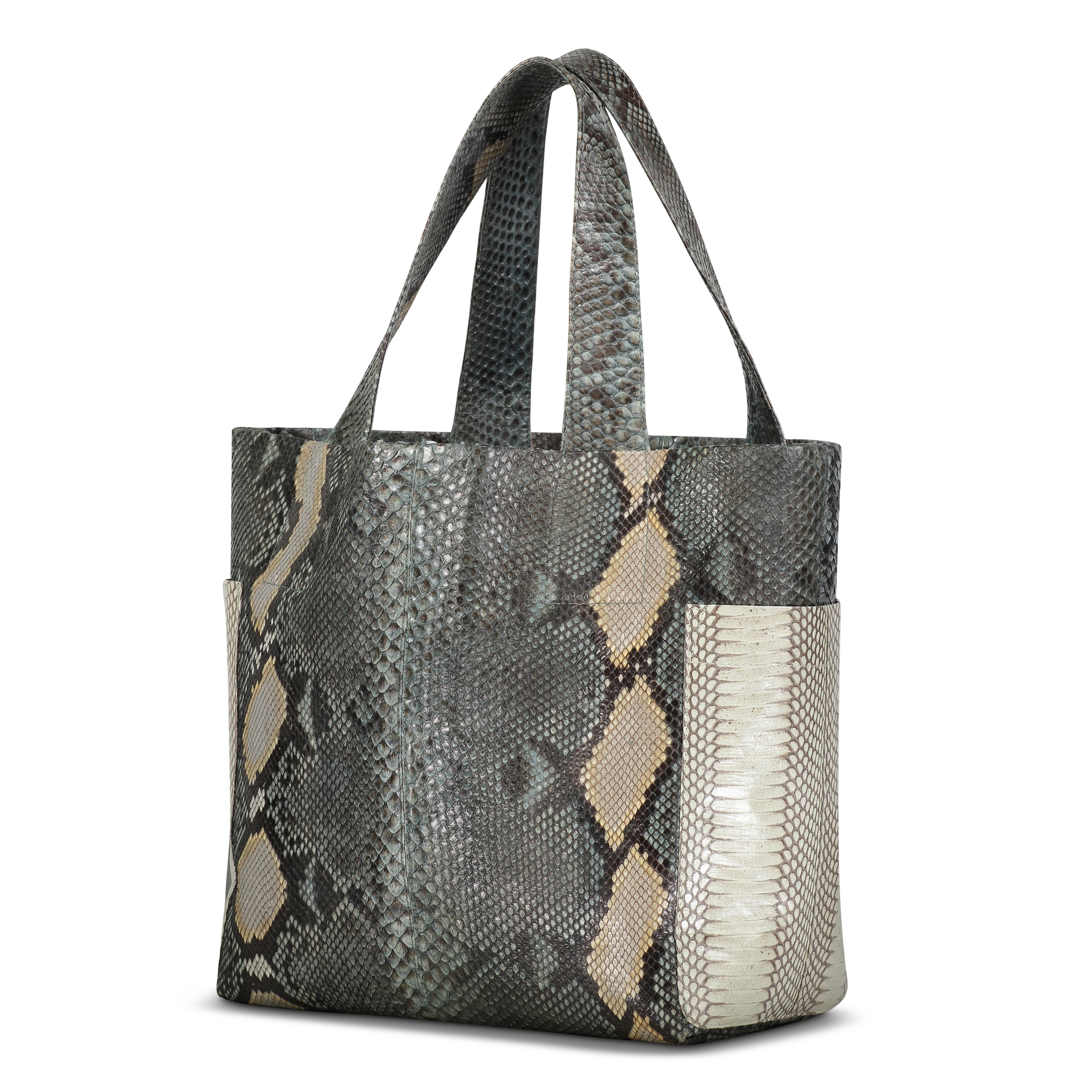 Python Snakeskin Bag Snakeskin Handbag Leather Handbag 